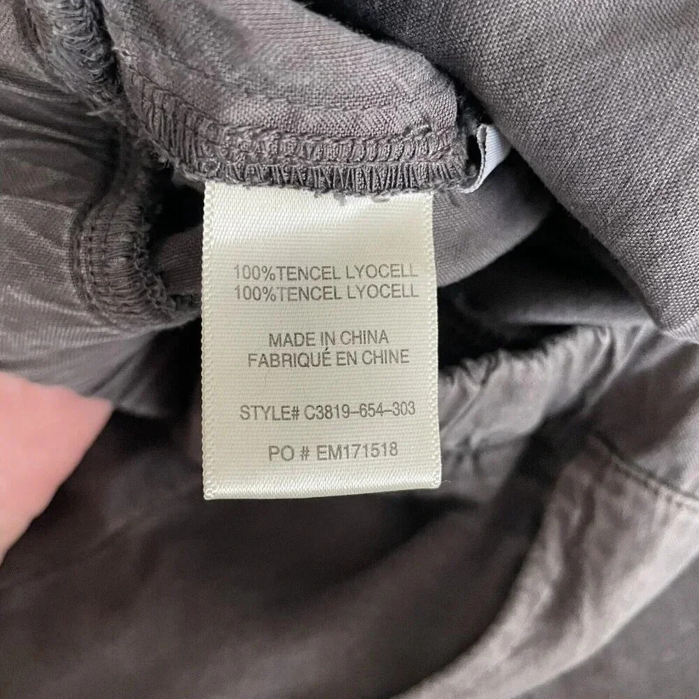 Anthropology Cloth & Stone Women XS Gray Tencel Pull on Jogger Pants Comfy - Picture 7 of 13
